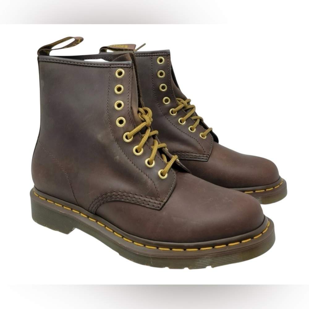 Dr. Martens Dark Brown Leather Boots